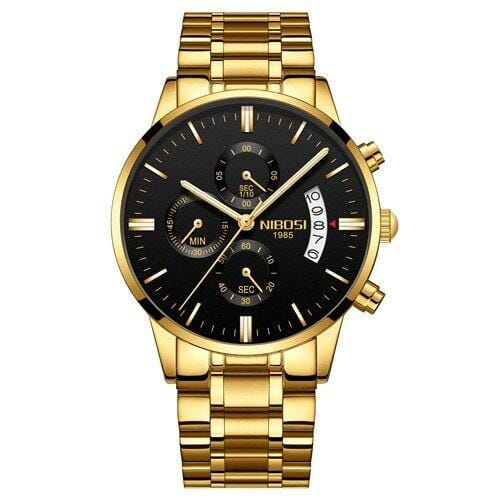Luxury Waterproof Stainless Steel Men's Watch